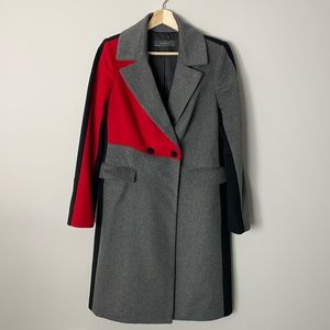 THE LIMITED Colorblock Coat Size Small
